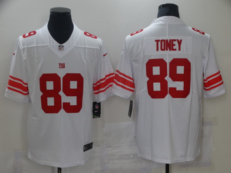 Men's New York Giants Kadarius Toney #89 White Jersey